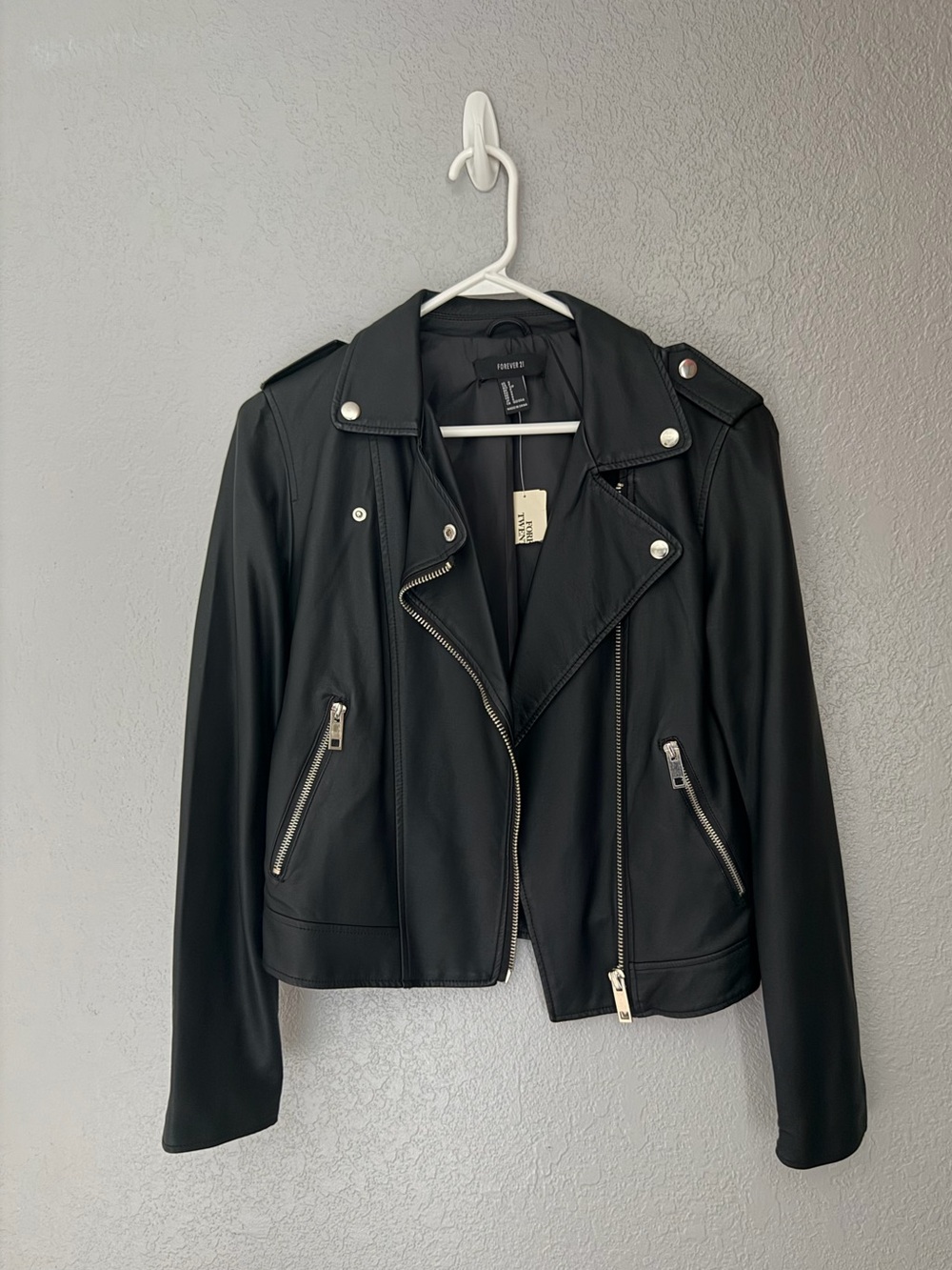 Forever 21 Black Leather Jacket